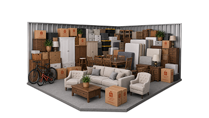 self storage units, 350 sqft unit
