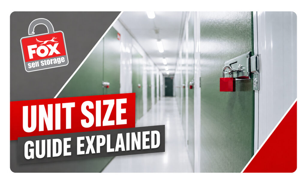 Self Storage Unit Size Guide Explained