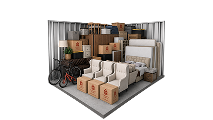 self storage units, 175 sqft unit