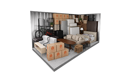 self storage units, 200 sqft unit