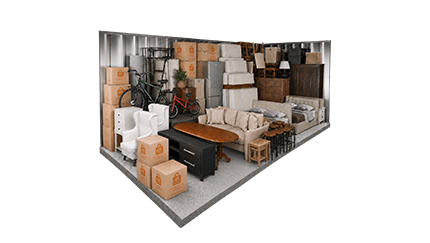 self storage units, 250 sqft unit