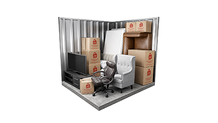 self storage units, 75 sqft unit